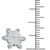 wholesale sterling silver snow flake earrings - Image 3