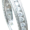 925 Sterling Silver Antique Style Wedding Band - Image 2