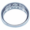1.25ct princess 925 silver Sterling Couture wedding band - Image 3
