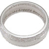 925 Sterling Silver Mens Wedding Band - Image 3